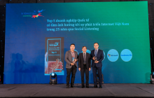 Huawei nhận giải thưởng Top 5 Doanh nghiệp Quốc tế có tầm ảnh hưởng tới sự phát triển Internet VN