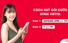 ST90K Viettel - Gói cước 90k/Tháng miễn phí 1GB mỗi ngày