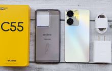Mở hộp Realme C55: Bên trong hộp đựng chiếc điện thoại giống iPhone 14 Pro có gì?