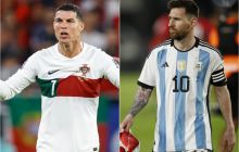 Giúp Bồ Đào Nha thắng dễ tại Vòng loại Euro, Ronaldo vẫn bị so sánh với Messi vì 'chứng nào tật nấy'