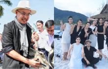 Lý do sâu xa ông Đặng Lê Nguyên Vũ thích đeo khăn rằn, dàn chân dài liên quan đều mặc đồ đen trắng
