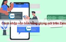 Hướng dẫn nhập văn bạn dạng vị tiếng nói bên trên Zalo: Nhanh chóng, tiện lợi, ai ai cũng nên học tập theo
