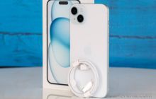 Đập hộp iPhone 15 Plus màu xanh dương nhạt: Camera xịn sò như iPhone 15 Pro Max, có Dynamic Island