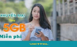 Viettel tặng 5GB data 4G miễn phí, nhanh tay bấm nhận với một thao tác!