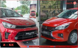 Ngang giá nhau, nên mua Kia Soluto 2020 hay Mitsubishi Attrage 2020?