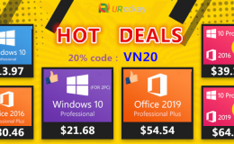 Windows 10, Office 2016, Office 2019 đồng loạt giảm giá trên URcdkey, chỉ từ 300.000 đồng