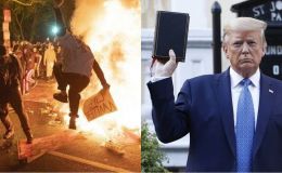 Phản ứng như 'đổ dầu vào lửa' của ông Trump trước tình hình biểu tình ở Mỹ: Phải trốn dưới tầng hầm?
