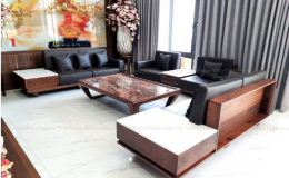 Sự khác biệt của các mẫu ghế sofa gỗ Óc chó tại nội thất Anh Vũ