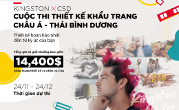 Kingston hợp tác với CSD tổ chức Cuộc Thi Thiết Kế Khẩu Trang với chủ đề “Sức Mạnh Kí ức”