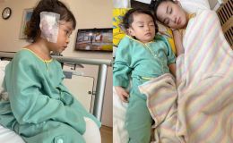 Khán giả vô cùng xót xa khi thấy cảnh con gái Lê Dương Bảo Lâm mặt tái mét đau đớn sau phẫu thuật