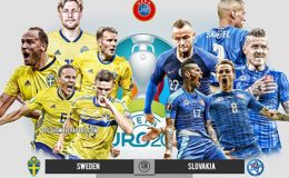 Link trực tiếp Thụy Điển vs Slovakia - Bảng E Euro 2021-20h00 18/6 : Link VTV6 HD nhanh, chính xác 