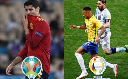 Lịch thi đấu bóng đá hôm nay 23/6: Tây Ban Nha dừng chân sớm ở EURO; Neymar - Messi đua Vua phá lưới