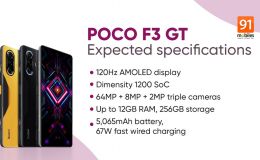 Poco F3 GT sẽ ra mắt tại Ấn Độ với chipset Dimensity 1200