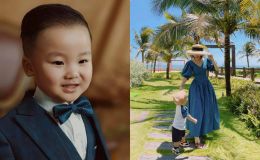Con trai Hòa Minzy tròn 2 tuổi, vẻ ngoài đáng yêu 'đốn tim' khán giả!
