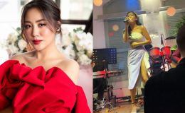 Clip quay trộm Văn Mai Hương ở phong trà, zoom cận cảnh vóc dáng thật hậu giảm cân gây ngỡ ngàng 