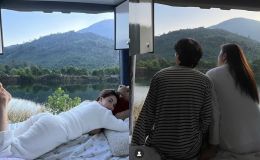 Xôn xao việc Ngọc Trinh ngồi cạnh 1 nam nhân trong loạt ảnh ‘giường chiếu’, CĐM tò mò về danh tính?