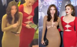 Kỳ Duyên - Minh Triệu bị quay lén khoảnh khắc tình tứ 'ngọt như mật', lộ nhan sắc thật 'đỉnh chóp'