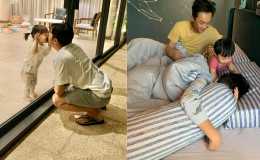 Clip chứng minh Cường Đô La đúng chuẩn ông bố ‘bỉm sữa’ nghiện con khiến khán giả vô cùng thích thú