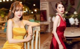 Ninh Dương Lan Ngọc mặt đồ cắt xẻ ‘chằng chịt’, khoe vòng 1 ngồn ngộn táo bạo lấn át Ngọc Trinh