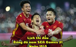 Lịch thi đấu bóng đá nam SEA Games 31 hôm nay: U23 Việt Nam lập kỷ lục, xác định 2 đội vào Bán kết