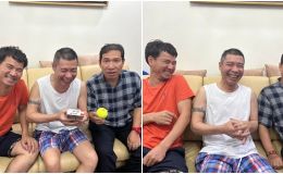 NSND Công Lý hội ngộ cùng NSƯT Xuân Bắc, NSƯT Quang Thắng, thần sắc của nam nghệ sĩ thu hút sự chú ý