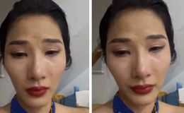 Á hậu Hoàng Thùy nghẹn ngào khi ông ngoại qua đời, đồng nghiệp và khán giả xót xa chia buồn