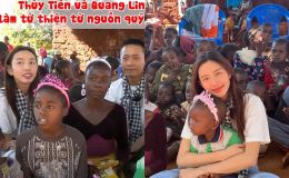 Số tiền HH Thùy Tiên tự bỏ ra để đi từ thiện ở châu Phi chỉ sau 6 tháng đăng quang
