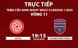 Trực tiếp bóng đá Viettel vs Bình Dương, vòng 11 V.League 2022: Trực tiếp VTV6 Viettel vs Bình Dương