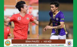 Trực tiếp bóng đá Bình Phước vs Hà Nội - Cúp QG 2022: Đoàn Văn Hậu tỏa sáng, Hà Nội tái ngộ HAGL?