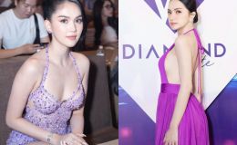 Ngọc Trinh diện váy xuyên thấu để lộ cặp bồng đào, so kè Hương Giang phô tr