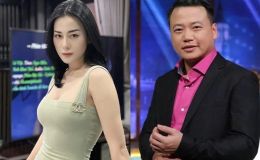 Nữ diễn viên Phương Oanh đăng ảnh mặc đồ công sở với họa tiết nổi bật