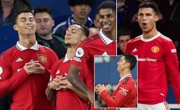 Giải mã cách ăn mừng mới của Ronaldo sau cột mốc lịch sử cùng MU