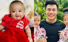'Quý tử' nhà Lê Dương Bảo Lâm khiến dàn sao Việt phát sốt khi được lộ diện
