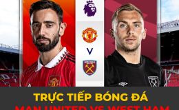 Trực tiếp bóng đá MU vs West Ham: Ronaldo tiếp tục đá chính? - Trực tiếp MU