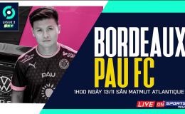 Trực tiếp bóng đá Pau FC vs Bordeaux: Quang Hải để lại dấu ấn trong trận đấu đặc biệt tại Ligue 2?