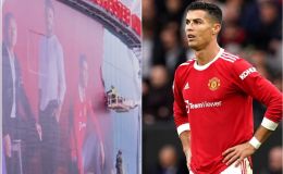 Đâu là nguyên nhân khiến MU gỡ hình Ronaldo tại Old Trafford?