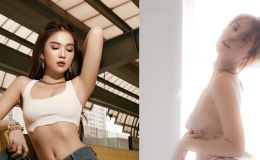 Ngọc Trinh diện trang phục lưới xuyên thấu, khoe nhan sắc quyến rũ tuổi 33