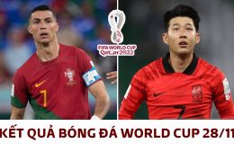 Kết quả bóng đá World Cup hôm nay: Bồ Đào Nha bất ngờ sảy chân; Sao Ajax nhấn chìm ĐT Hàn Quốc