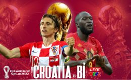 Trực tiếp bóng đá Croatia vs Bỉ, bảng F World Cup 2022: Modric đối đầu De Bruyne; Link xem VTV