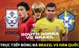 Trực tiếp bóng đá Brazil vs Hàn Quốc, vòng 1/8 World Cup 2022: Messi gọi, Neymar trả lời?