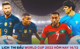 Lịch thi đấu World Cup 2022 hôm nay 14/12:  Pháp vs Ma Rốc - Messi hẹn Mbappe ở chung kết; Lịch WC
