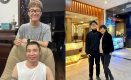 Con trai NSND Công Lý 'trổ mã' bất ngờ: Cao lớn phổng phao, đã có bạn gái