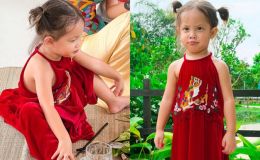 Bé Lisa con gái Hồ Ngọc Hà có loạt biểu cảm cực hài hước, ‘tấu hài’ hơn cả cậu em Leon