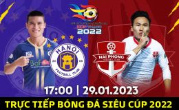 Trực tiếp bóng đá Hà Nội 1-0 Hải Phòng - Siêu cúp Quốc gia 2022: Quả Bóng Vàng Việt Nam sớm lộ diện?