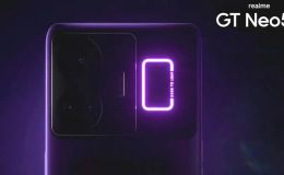 Teaser Realme GT Neo 5 tiết lộ dải đèn RGB ở mặt sau giống Nothing Phone 1