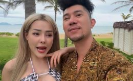 Ngân 98 khoe vòng 1 siêu khủng trong sinh nhật của Lương Bằng Quang
