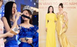 Bảo Ngọc bật khóc khi đứng cạnh Mai Phương trong sự kiện quy tụ loạt hoa hậu đình đám