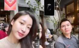 Phản ứng của chồng thiếu gia Đỗ Mỹ Linh khi bị vợ cho thử app đoán quà Valentine