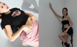 Ninh Dương Lan Ngọc khoe khéo vòng 1 ngoại cỡ khi diện áo cắt xẻ