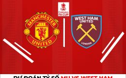 Dự đoán tỷ số MU vs West Ham, 2h45 ngày 2/3 - Vòng 5 Cúp FA: Nhà vô địch thị uy sức mạnh